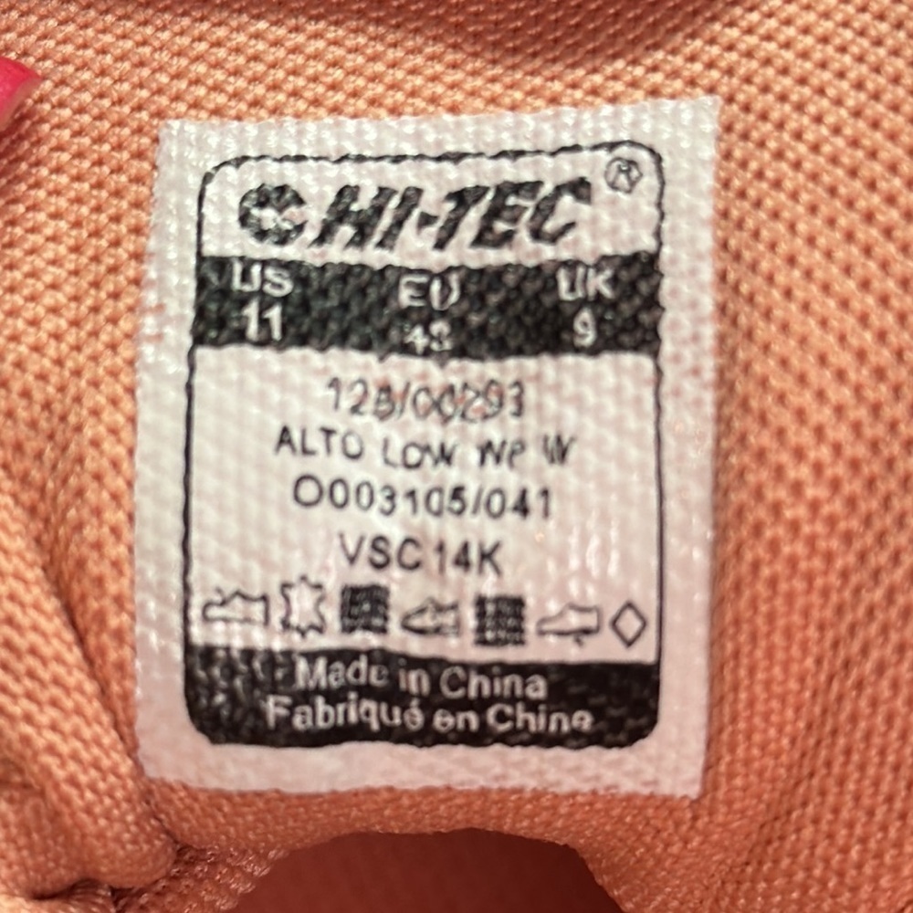 Hi-Tec Women's Lace Up Waterproof Walking Shoes Hiking Trainers : Alto Low S 11 - Picture 8 of 11